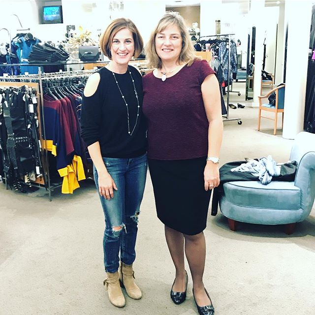 Had so much fun working with Christine today at @fredastoronto! #showyourself #shopping #style #toronto