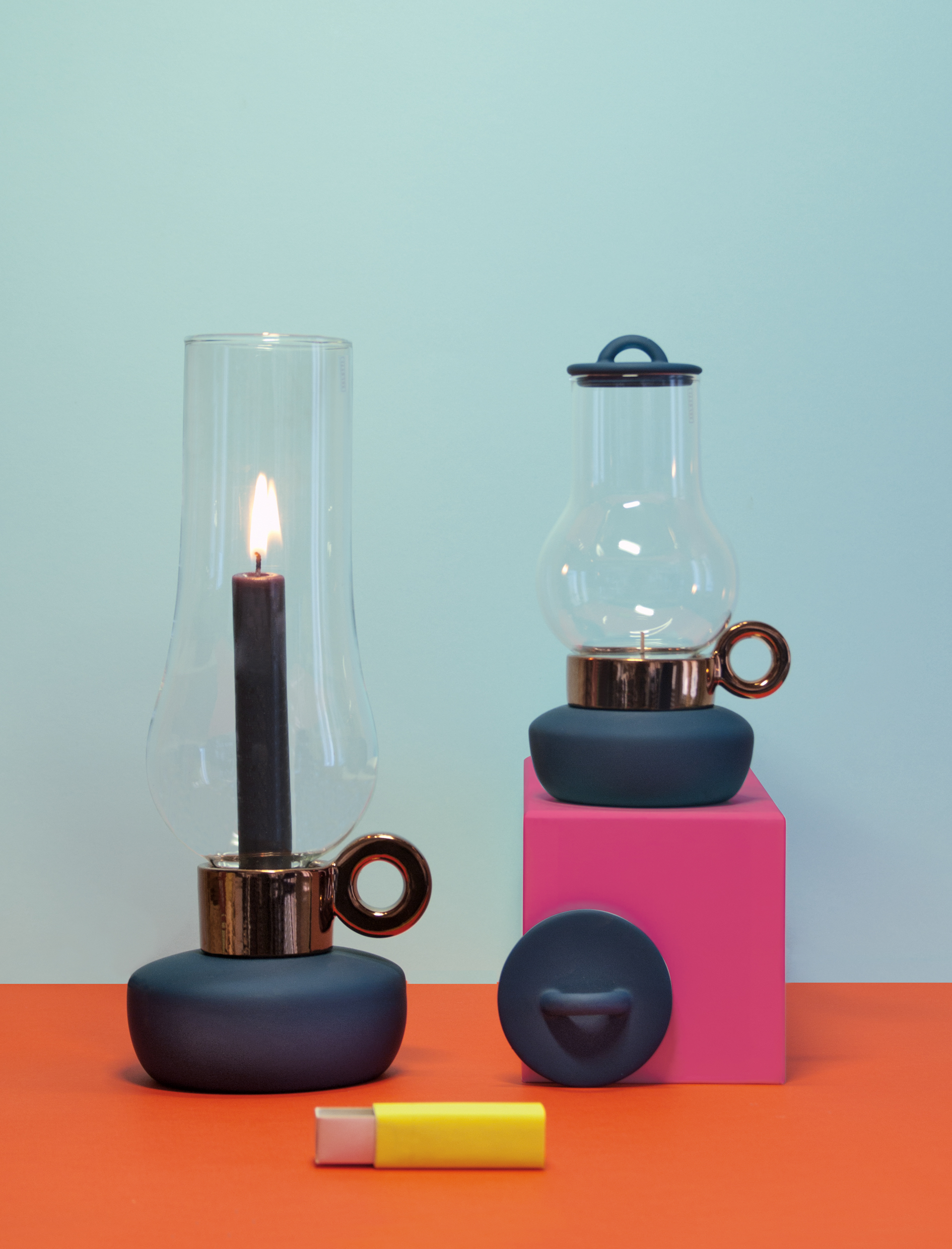 BUGIA & LANTERNA - BLUE & COPPER