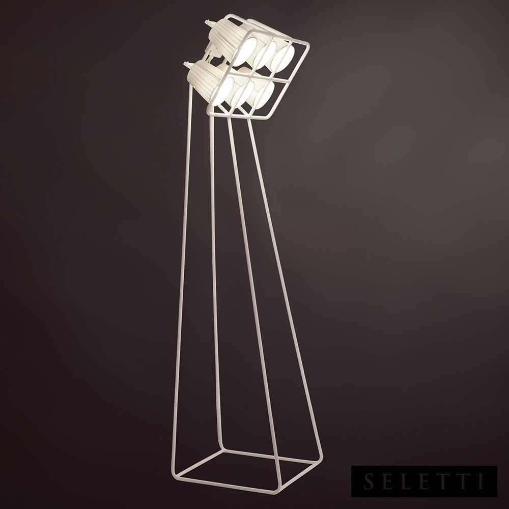 MULTILAMP STANDING LAMP - WHITE