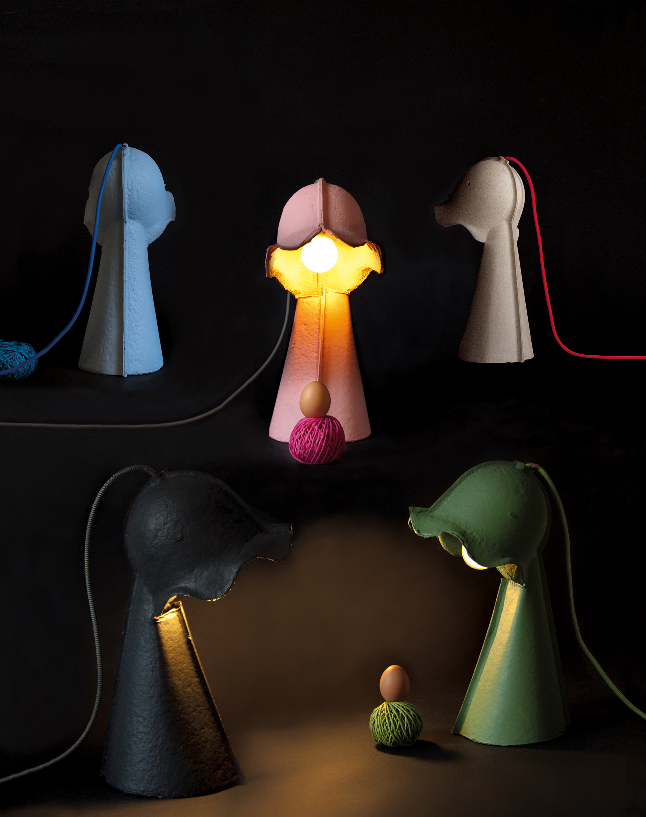 Add a little colour to accent the Black, with Egg of Columbus Lighting from Seletti. 50% off today only