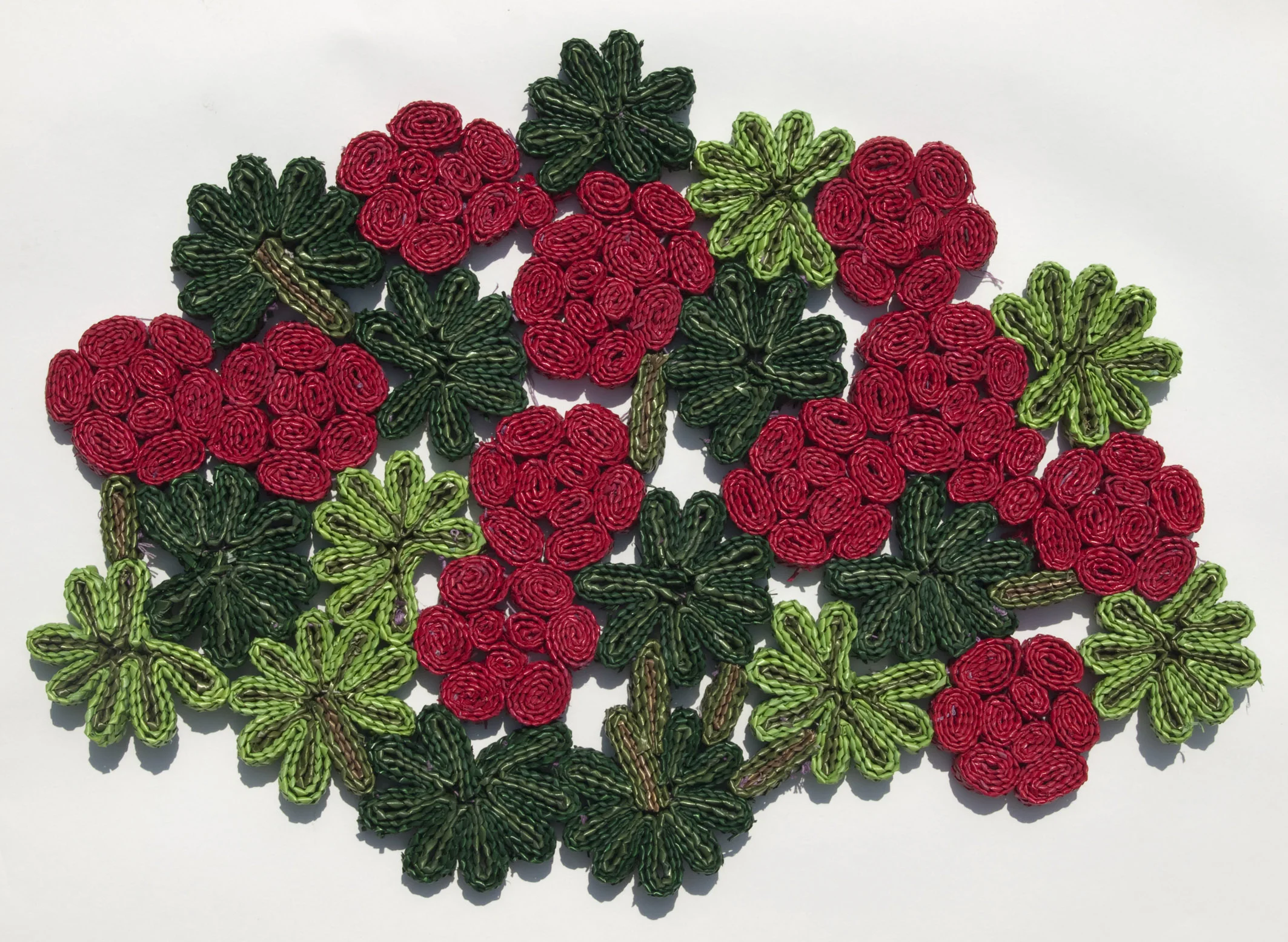 Flowers make a black day bright. Florigraphie pot mat From Seletti