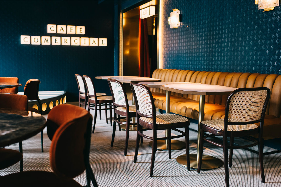 CAFÉ COMMERCIAL Designed by Josef Hoffman in 1925, the N.811 (Photo by Lucia M)