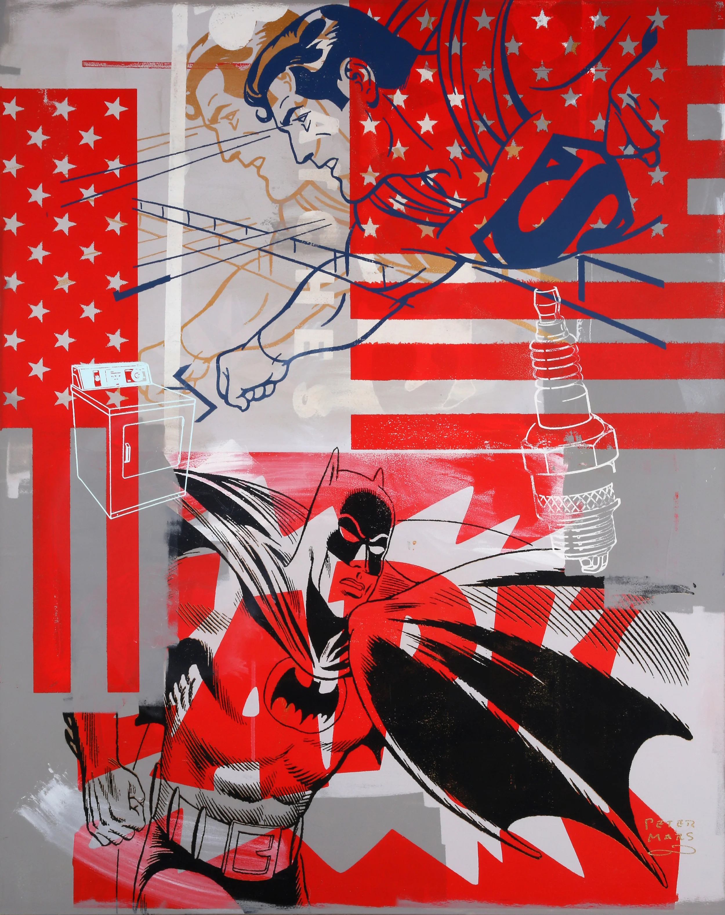 Batman VS Superman: Dawn Of Justice – Superheroes on Canvas