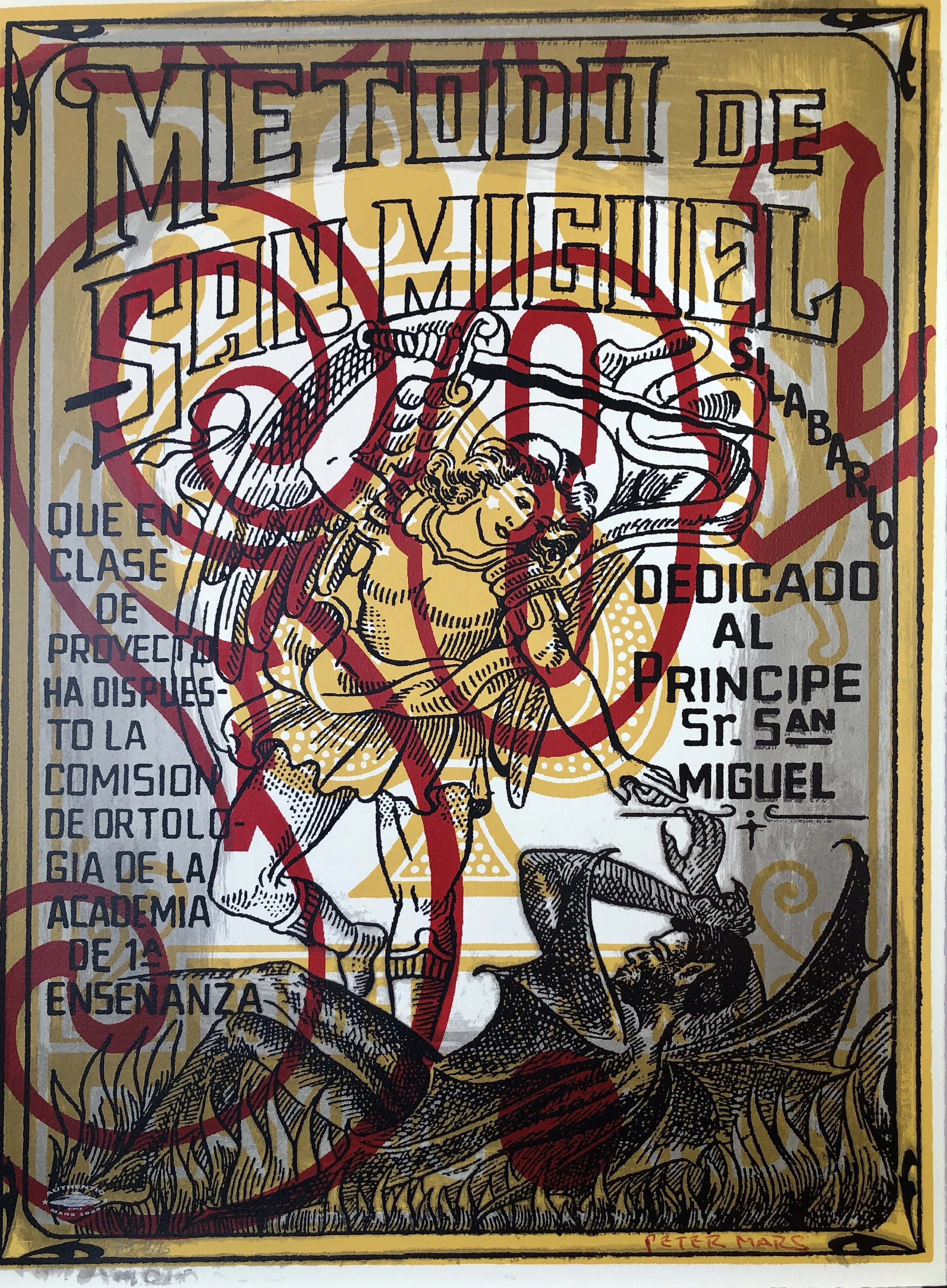 San Miguel fighting Satan 22x30 9:15FULL.jpg