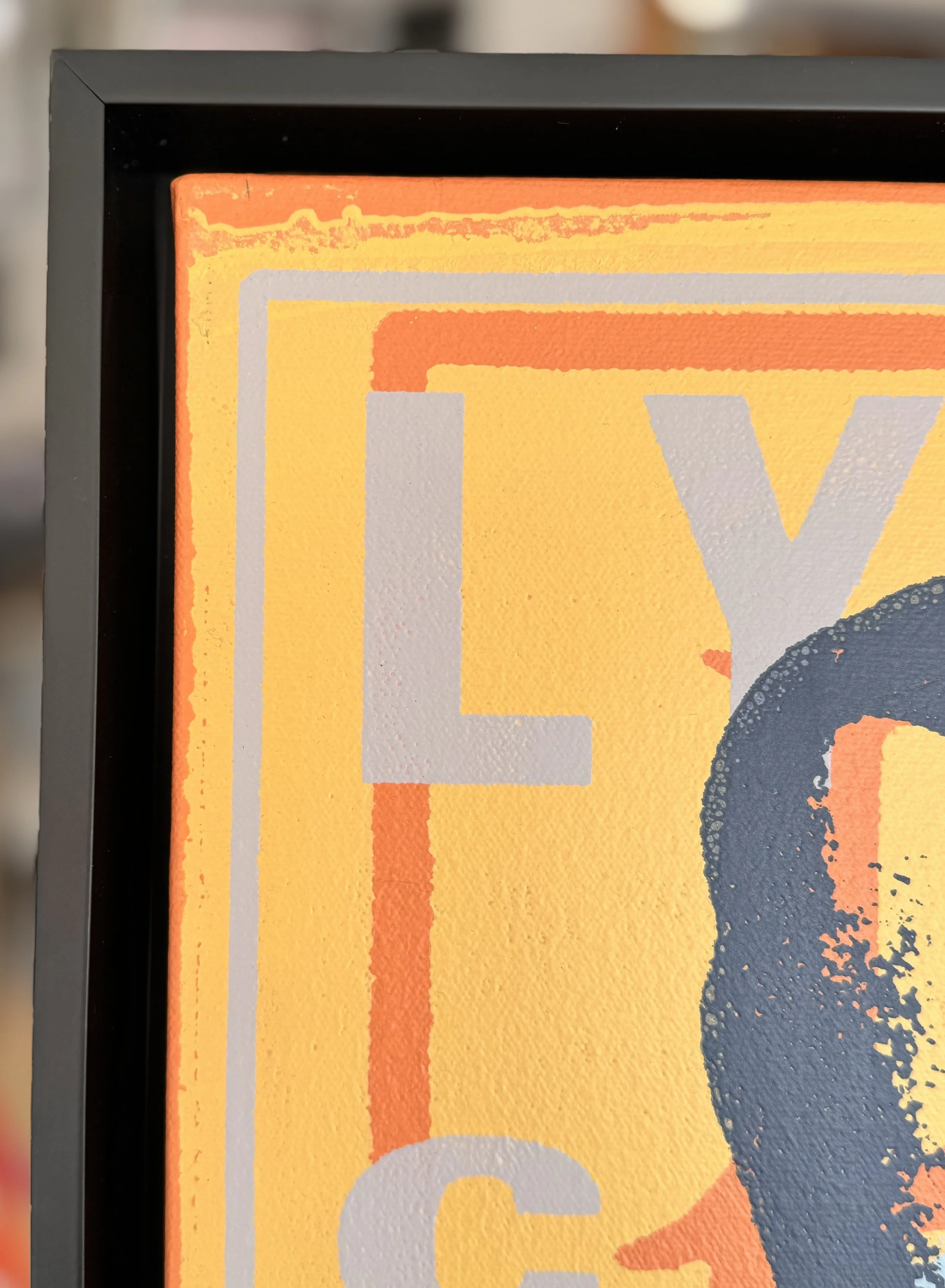 American Stripper peaches 30x40 in blk wood frame edge.jpeg