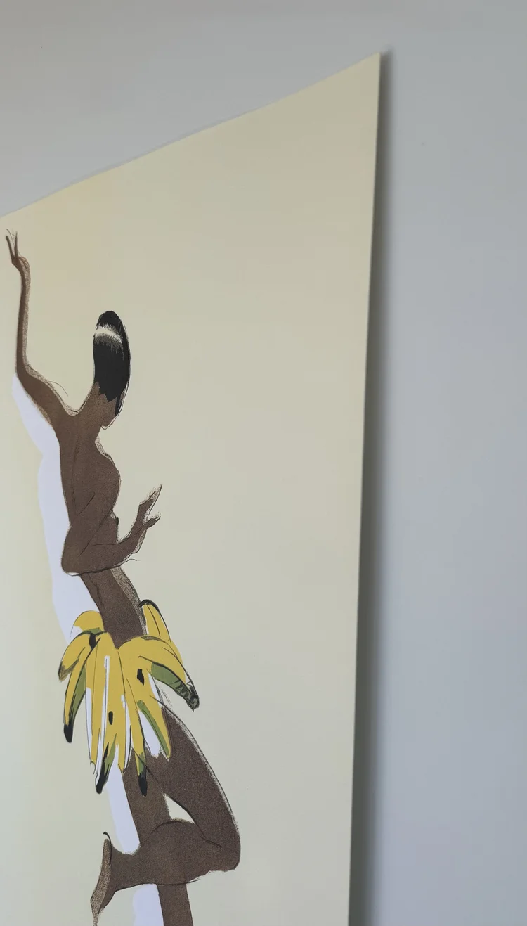 Jules Pascin、LA DANCE、海外版超希少レゾネ、新品額付 Paul Colin Josephine Baker banana Skirt Print @ — Peter Mars