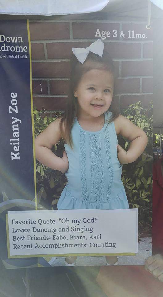 What a get-it-done kid. Meet 3 year old, Keilany. Her favorite quote is "Oh my God!". And she loves singing and dancing. Her recent accomplishment. Counting. What a get-it-done kid. Fantastic. As a Central Florida community galvanizing together. Each doing their part. We get-it-done for our children with special needs. We have some terrific kids in our community. Some with special needs who are fantastic kids. They are amazing. Incredibly talented kids. Many of them with special needs are in foster care. Too many of our adult youth with special needs leave foster care homeless. Keilany got it done. She is counting. She just got that (bleep) done. Nobody raised their hand and said, "Well, what about her special needs? What about the lack of resources?" Naaaa. There's resources. We'll get her counting. Let's get-it-done. Parents. Teachers. Instructors. Specialists. Family support. Coalitions. Groups. And maybe a neighbor or two in the community who brought over a pie. They just got it done. No excuses. No voting about it. No 5 year strategic plan. No bickering and moaning about special needs resources. No boring fundraisers with cucumber sandwiches. With the sides sliced off. No car washes. No chocolate fountains to stick chunks of pineapple on skewers into the chocolate waterfall. They just got it done. As a Central Florida community galvanizing together. Each doing their part. We get-it-done for our children with special needs. What a get-it-done kid : )