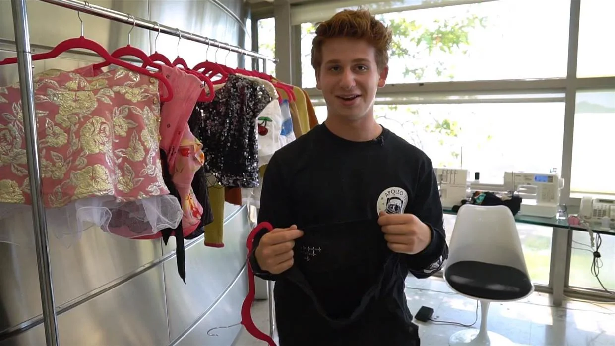 Dillon Eisman is "upcycling" used clothing items, turning them into fashionable pieces and donating them to underprivileged youth in Los Angeles. http://www.nbcnews.com/feature/nbc-out-pride30/pride30-teen-designer-dillon-eisman-upcycles-used-clothes-lgbtq-youth-n763561 The rising high school senior came up with the idea, which he has turned into a non-profit organization called Sew Swag, after visiting the Los Angeles LGBT Center a few years back. “Seeing people who are my age who are not accepted and basically being kicked out of their families because they’re gay was just so heartbreaking,” Eisman told NBC Out. While touring the center, Eisman learned one of the its largest needs was clothes for homeless LGBTQ youth. He decided to use his love for fashion to help. The Malibu native taught himself to sew using his mom’s old sewing machine and the internet. He began practicing his upcycling skills on a bag of clothes his mom was donating to the center, turning once drab items into beautiful pieces that people could feel proud wearing. Though right now it’s just him working on the clothes, he has big plans for the organization — including expanding across the country. “It’s something that all underprivileged kids need — new clothes that make them feel good when they put them on,” Eisman said. He hopes to eventually start a retail line, providing employment opportunities for the people he’s trying to help. But for now, he’s working hard on his sewing and designing. “I know as a gay person, dressing to your identity is so important,” he said. ”What you wear plays such a big role in how you view yourself and how you want others to view you, so I just think it’s a really important thing that these kids really needed.” The 18-year-old designer is also a prominent student leader at Malibu High School. Eisman is the founder and president of the Gay/Straight Alliance in his school, as well as president of his class and chairman of the Student Voice Committee. This summer, he will be attending a fashion program at Cornell University, where he hopes to one day attend as an undergraduate student. Pride Means : "Being comfortable in your own skin and not being afraid of being who you are, because every single person is different and everyone should feel accepted and feel confident with who they are, and not be afraid to express themselves."