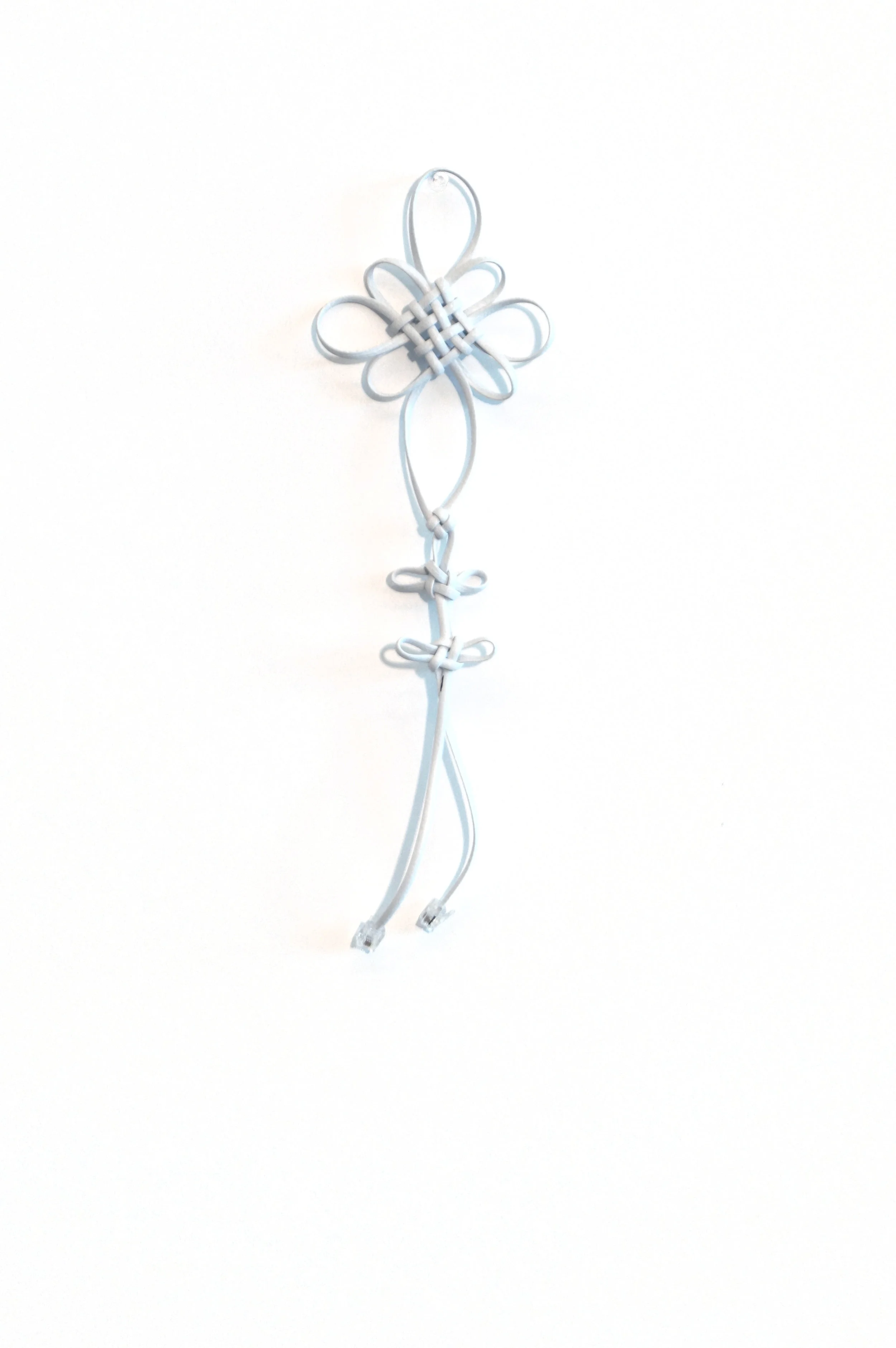cable knot (02455) Pan Chang (longevity)/virtue knots, 2014, 6" x 3", 500 CAD