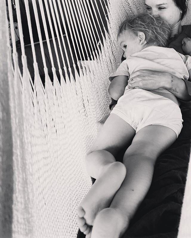 When you&rsquo;re little, it&rsquo;s completely natural to get lost in love, but over time the walls get built and it can be the hardest thing. May the walls crumble and love flood back into your life. #mommalove #mothersday #hammock