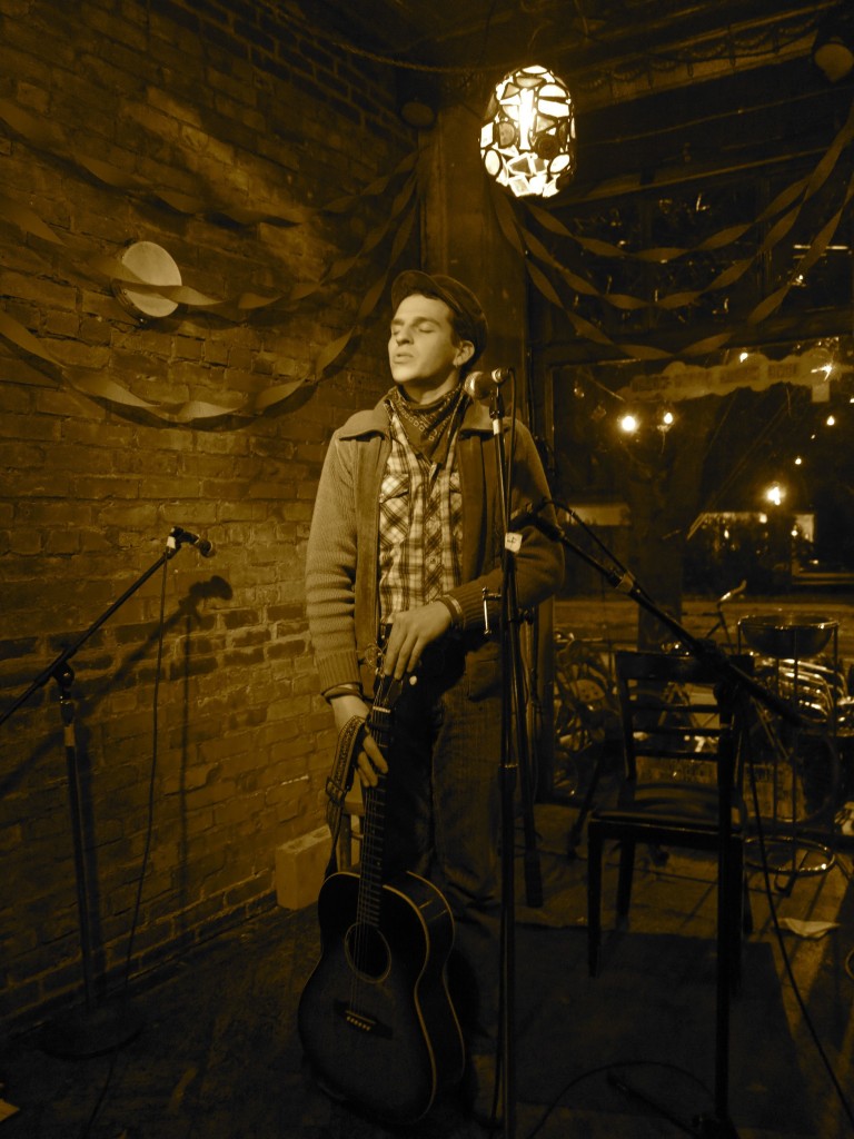 George at Radio Bean, Burlington VT. Photo courtesy of Eric George.