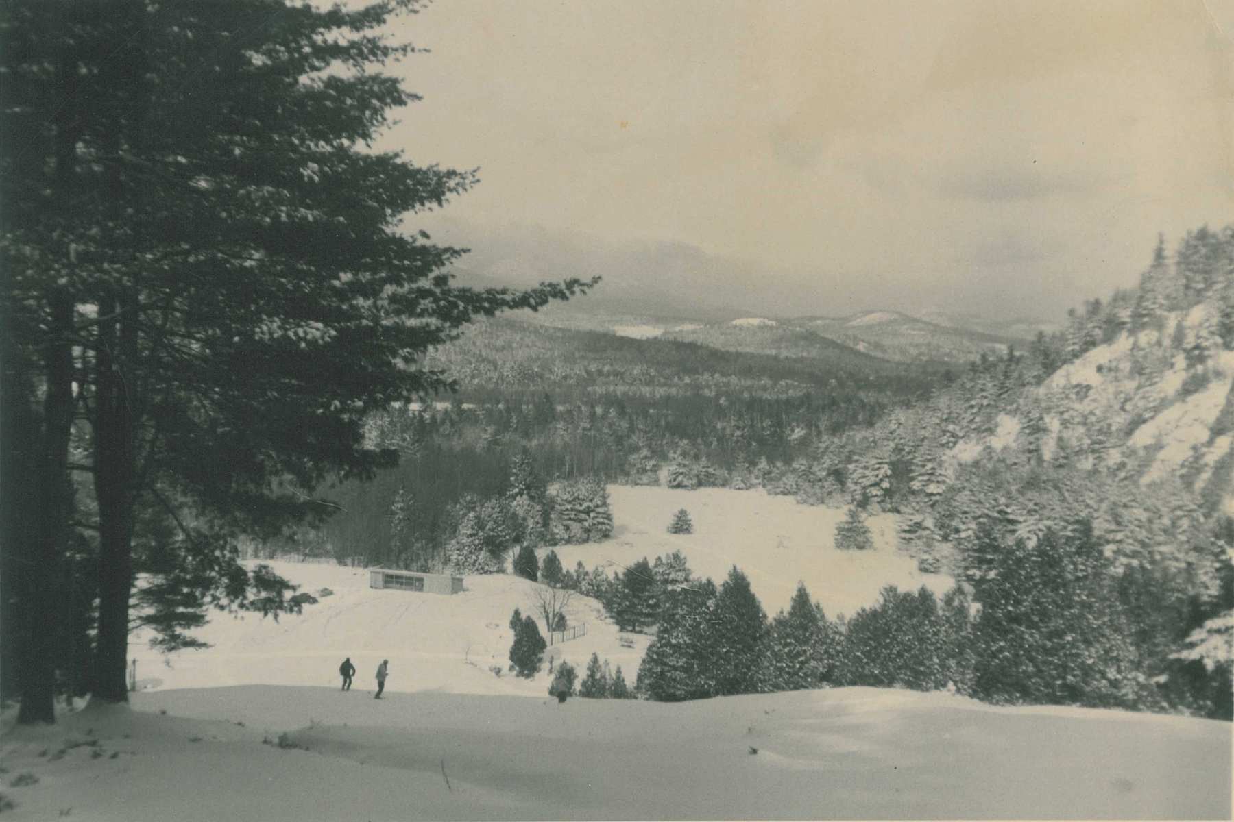 View from the top of Otis Mountain ski hill. Courtesy Jeff Allott.