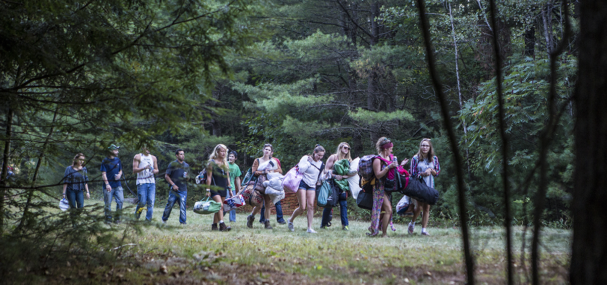 Heading to camp. Photo by Shaun Ondak.