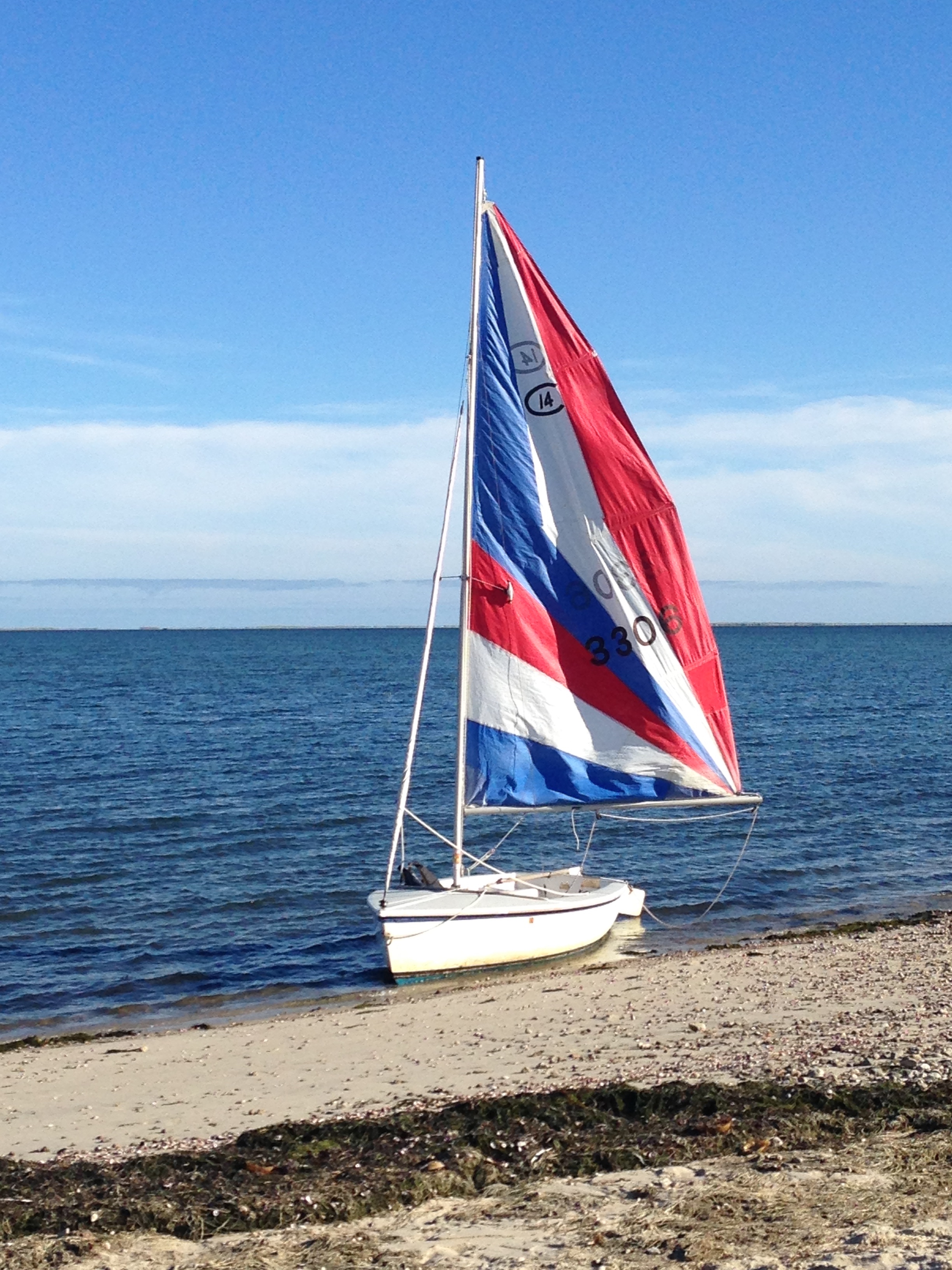 Patriotic sails, Forest Beach