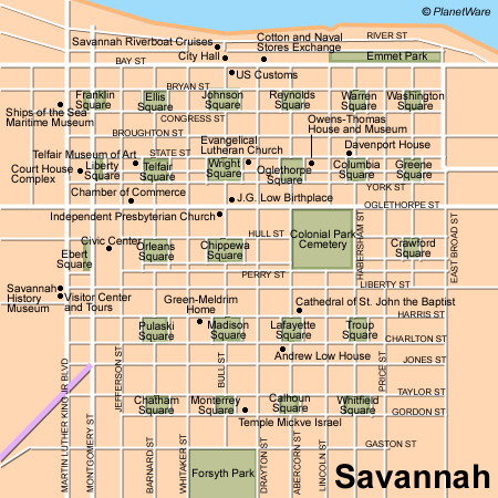 Just a google search for Savannah squares.