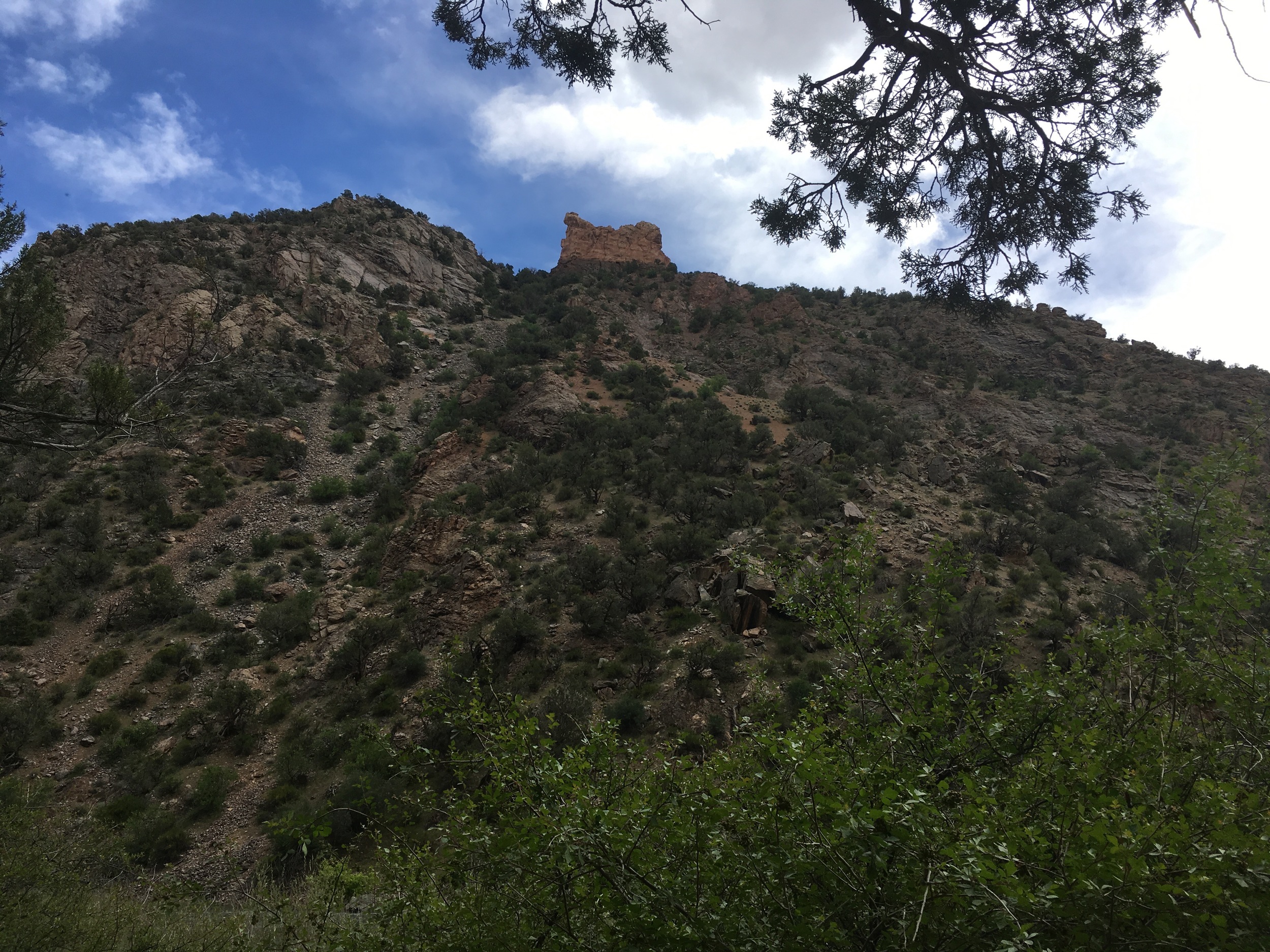 Neat rock formation, a hoodoo.