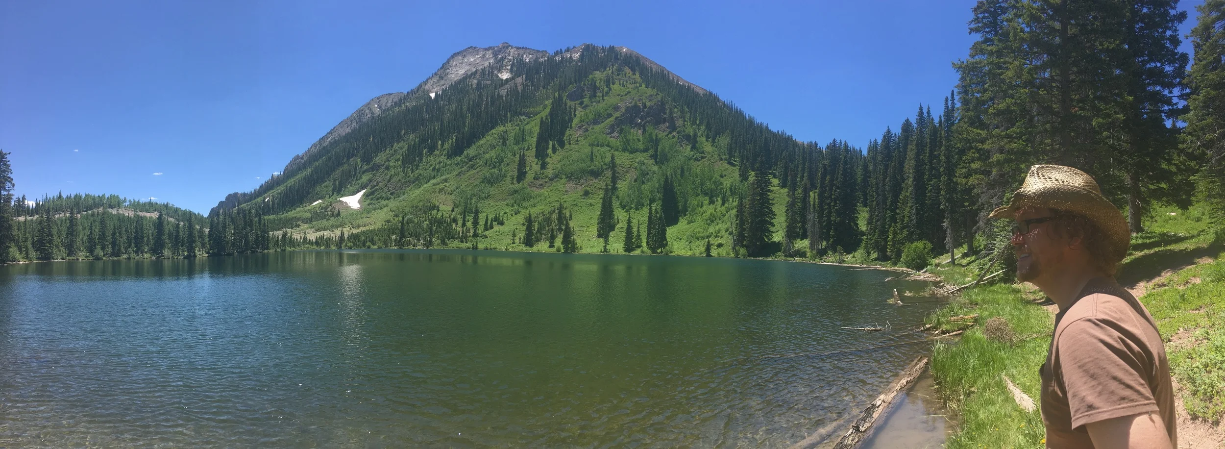 Panorama of Dollar Lake.