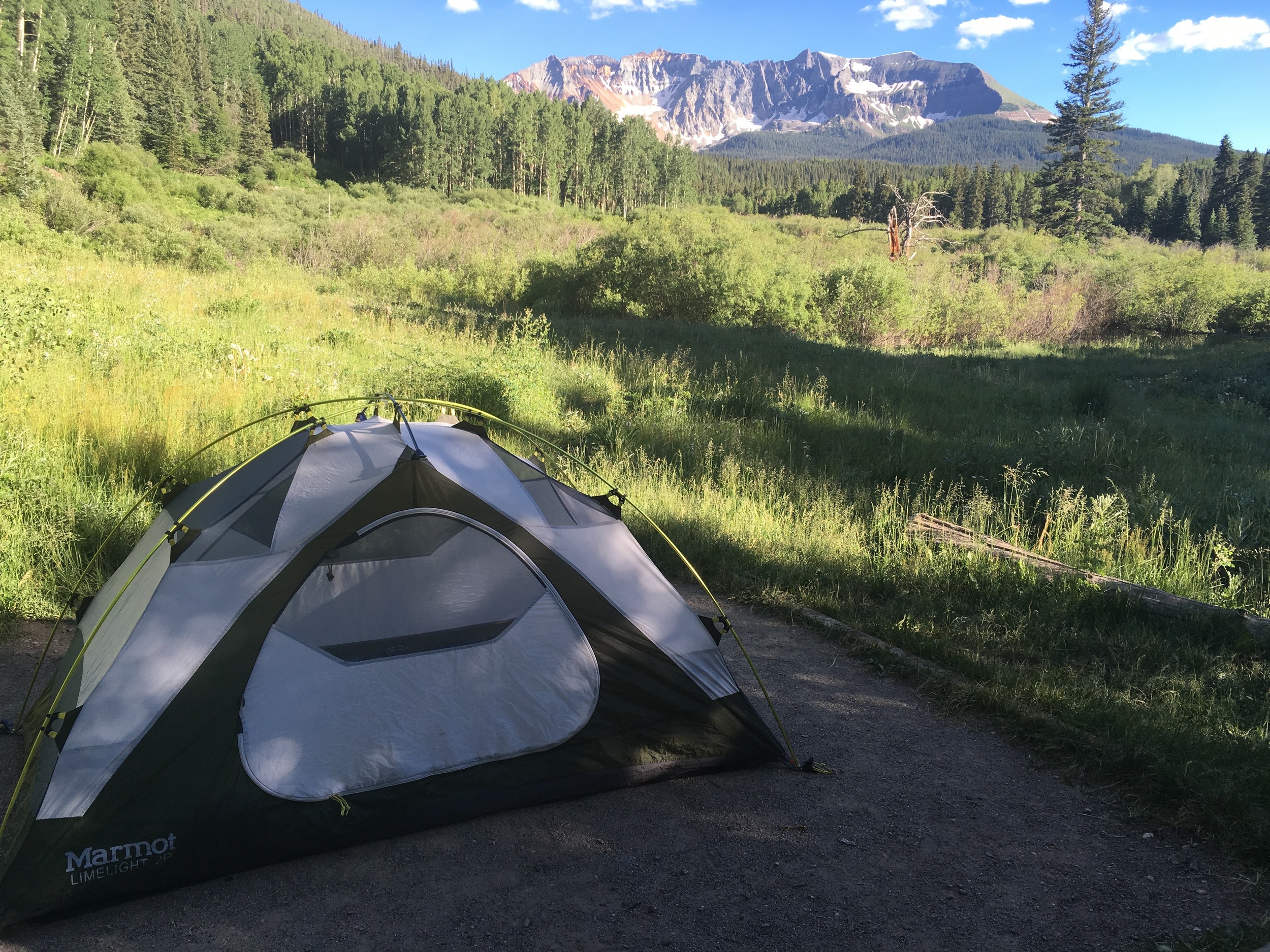 Matterhorn Campground- not a bad view!
