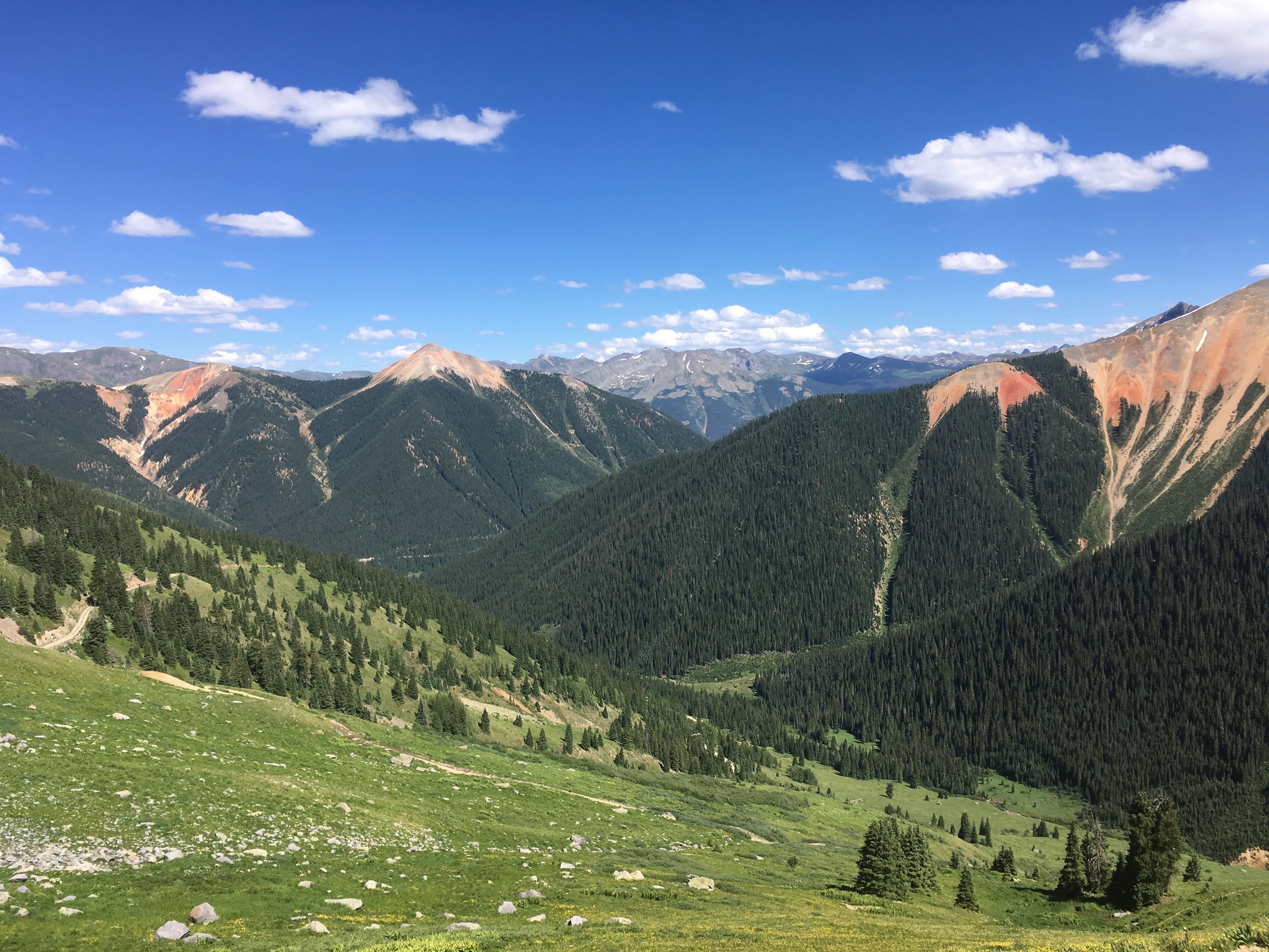 The San Juans, right outside Opus Hut's door.