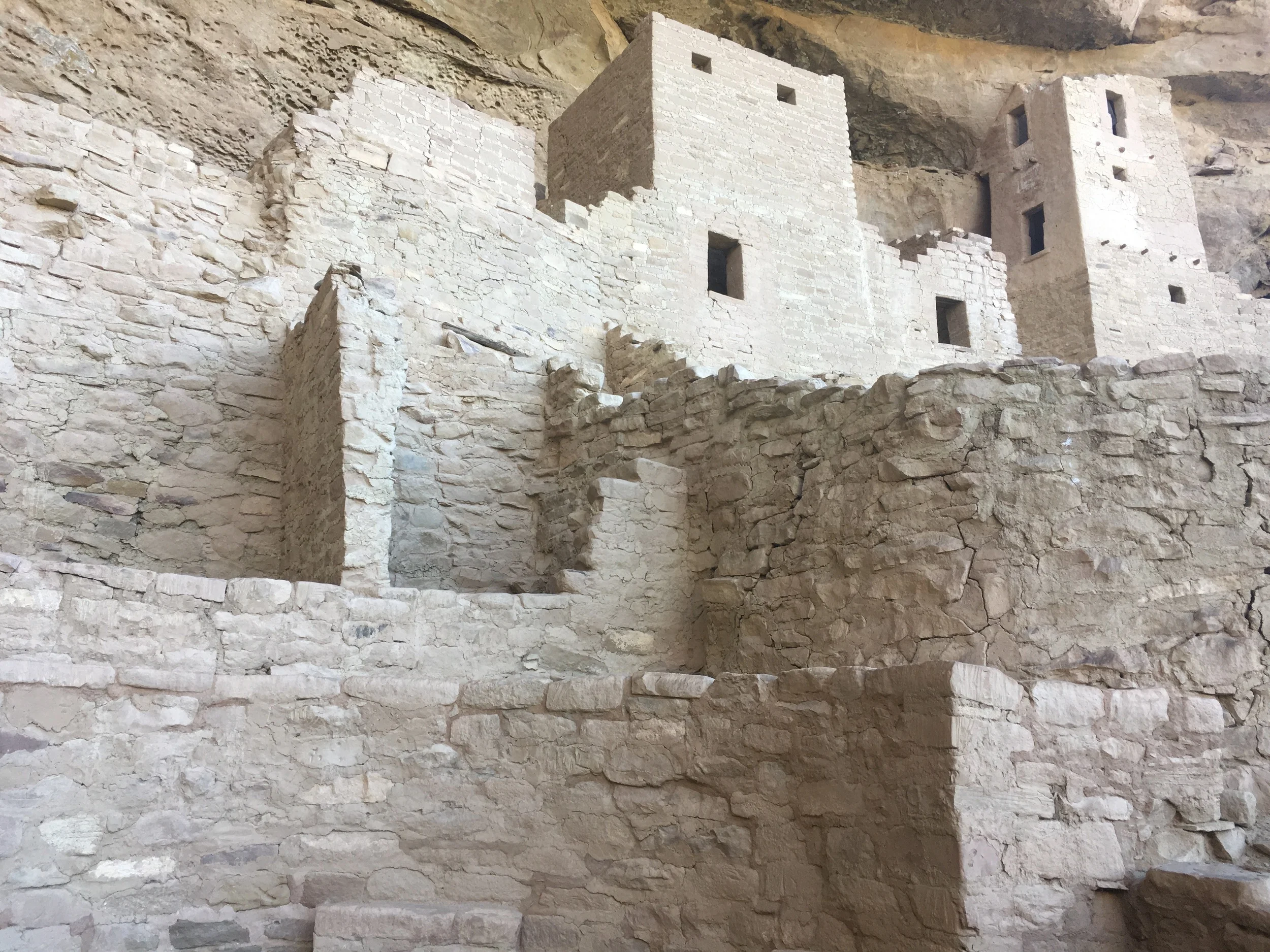 Details of Cliff Palace dwellings.