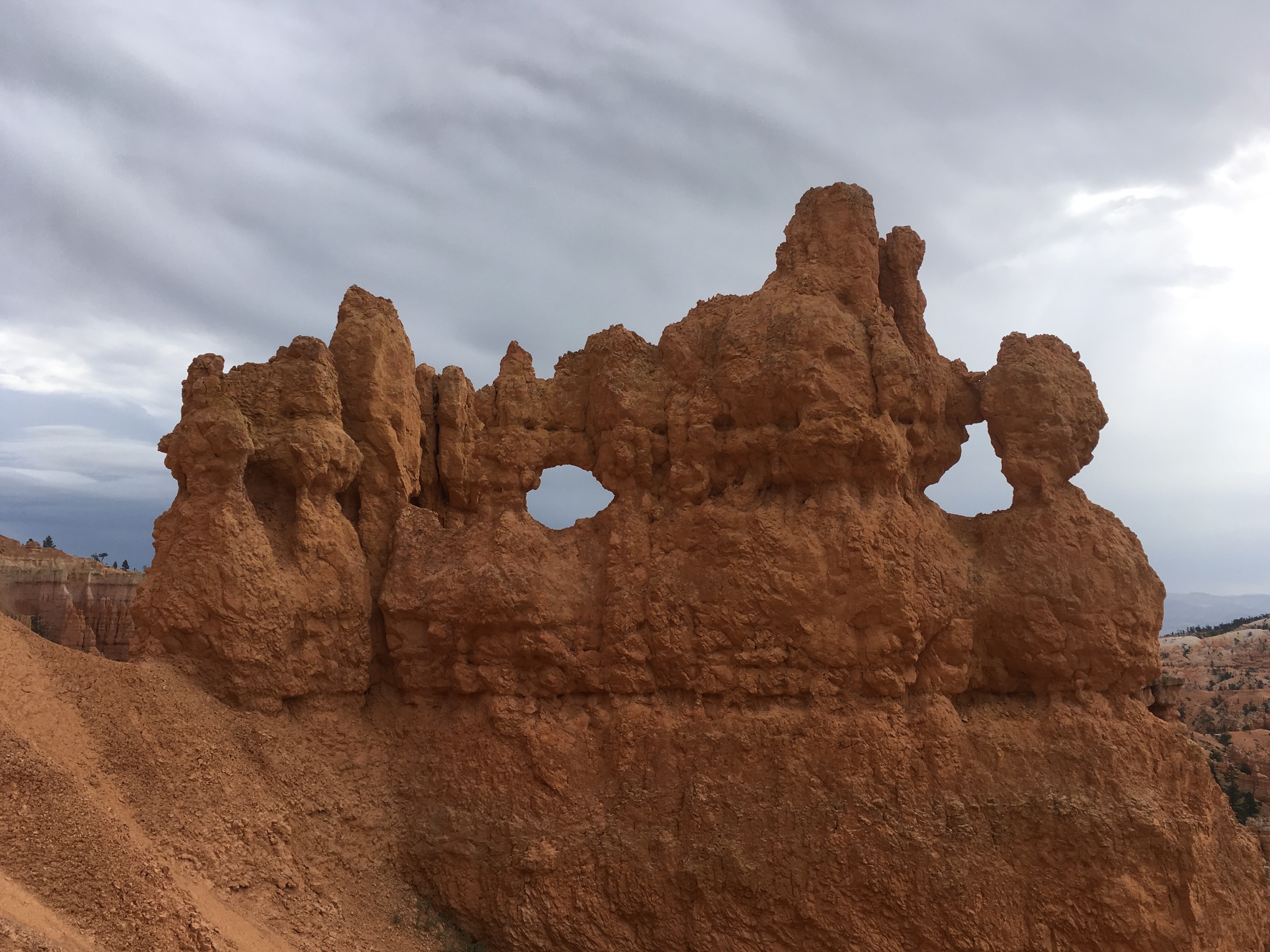 Natural windows, or perhaps eyes?