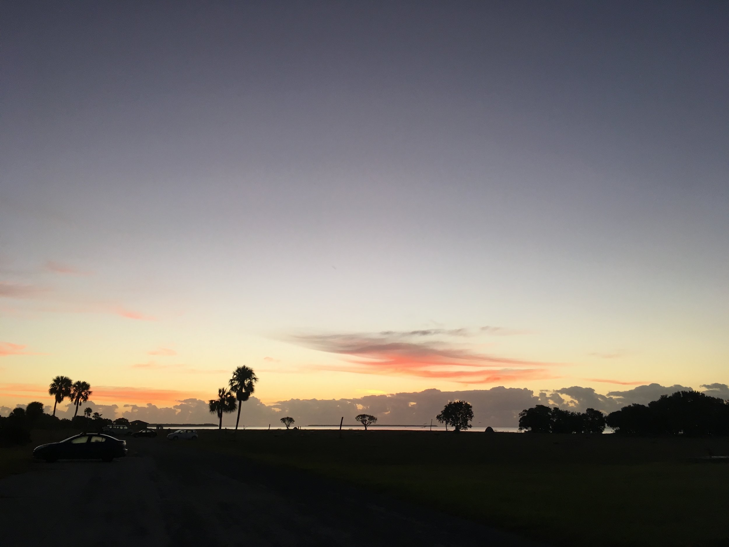 Daybreak at Flamingo, Everglades National Park.