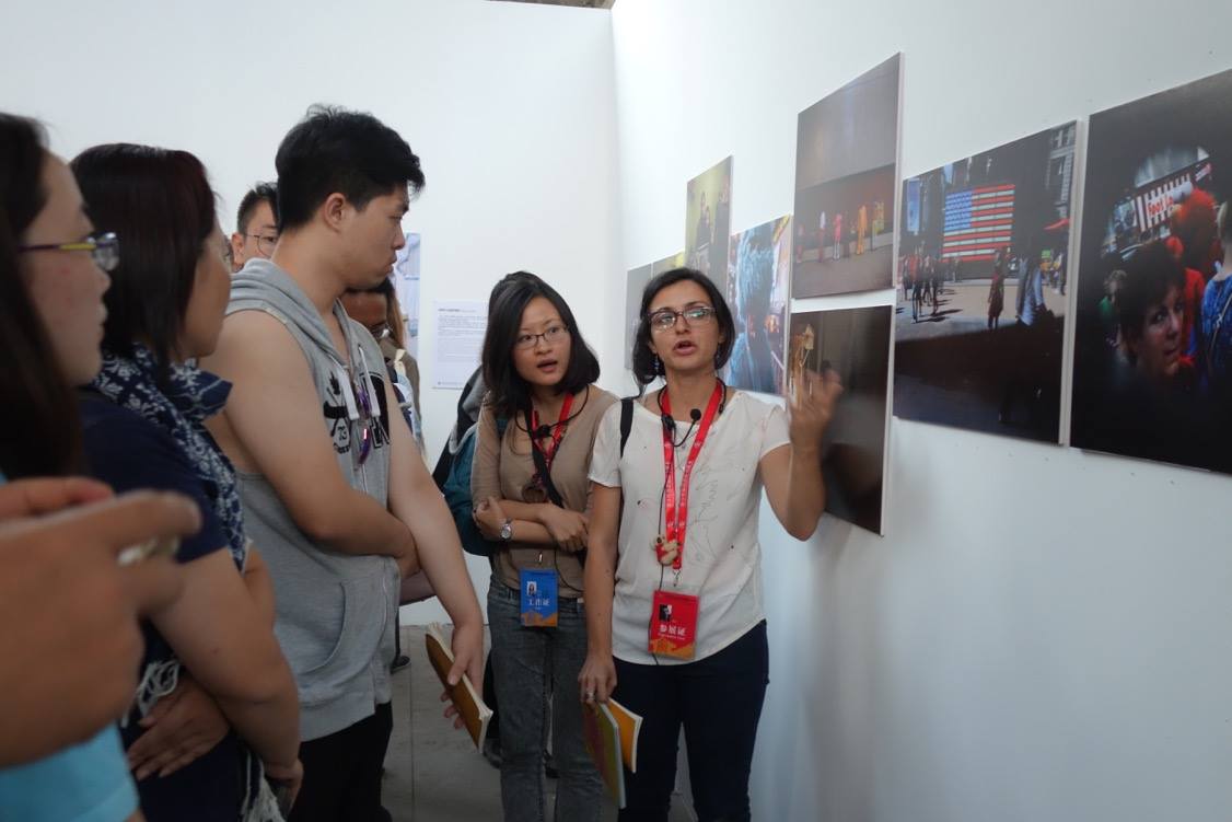  Myself at the exhibition presenting Foto Féminas' exhibition at Pingyao International Photography festival.&nbsp;Pingyao, China. 2016 
