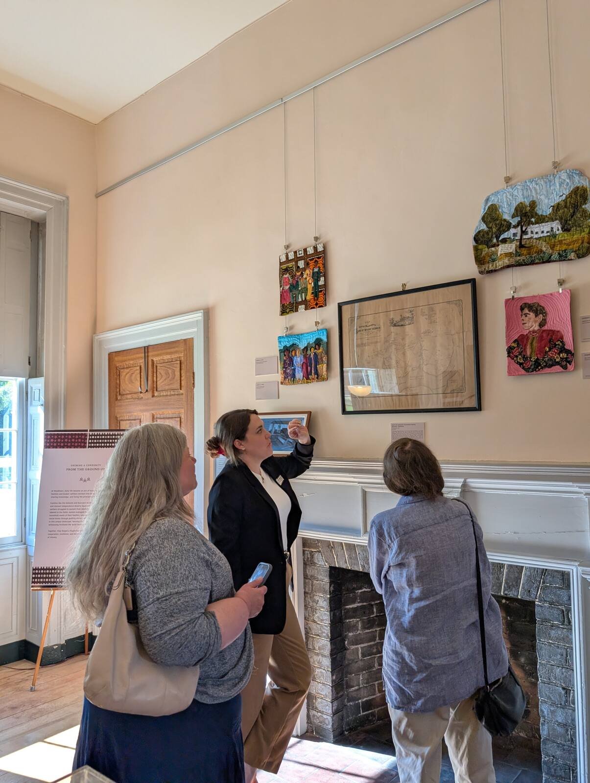 Friends Gather Here exhibit opening