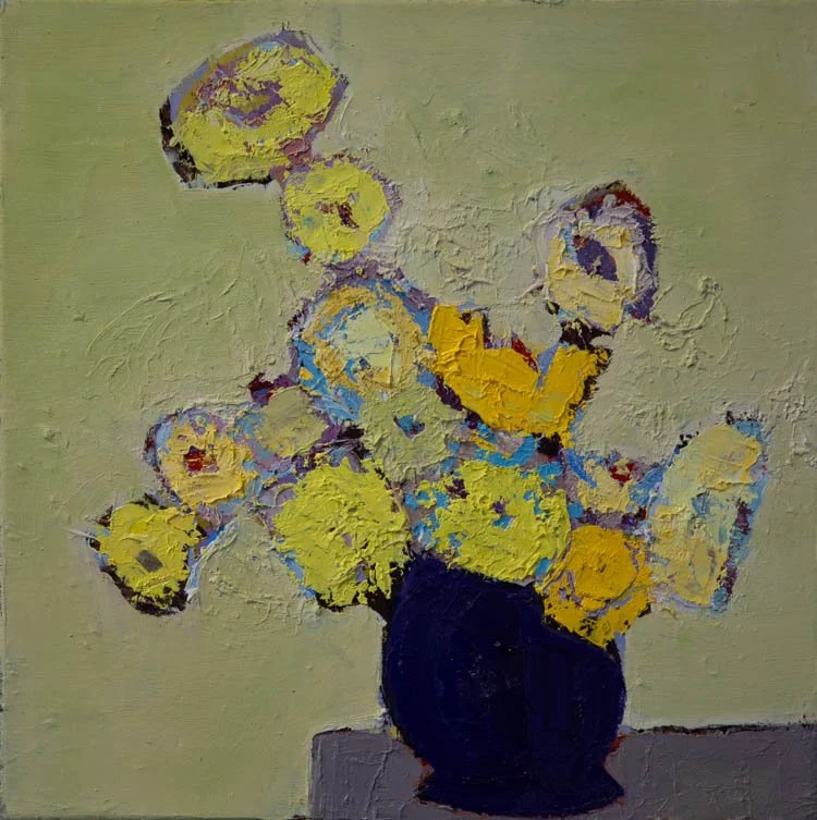 Yellow with a blue Shadow