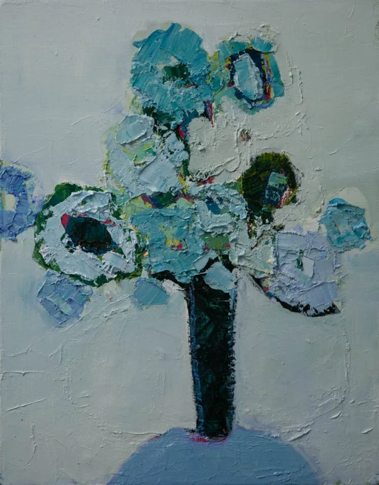 Teal Flowers ARC