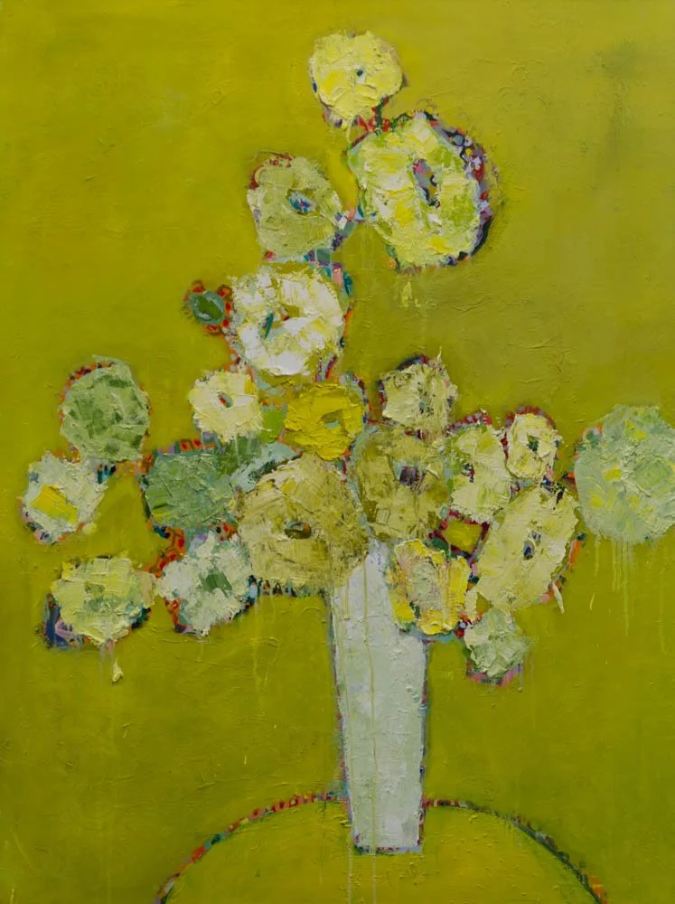 Tall Yellow Floral 