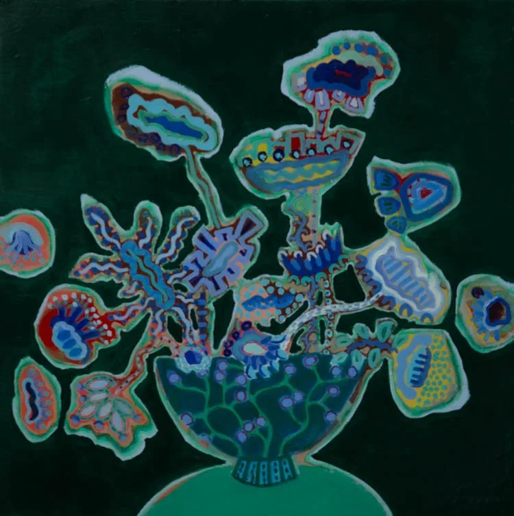 Green Vine Vase ARC