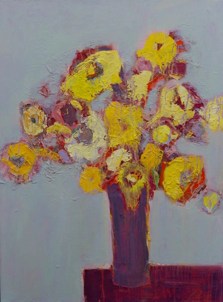 Tall Yellow Floral