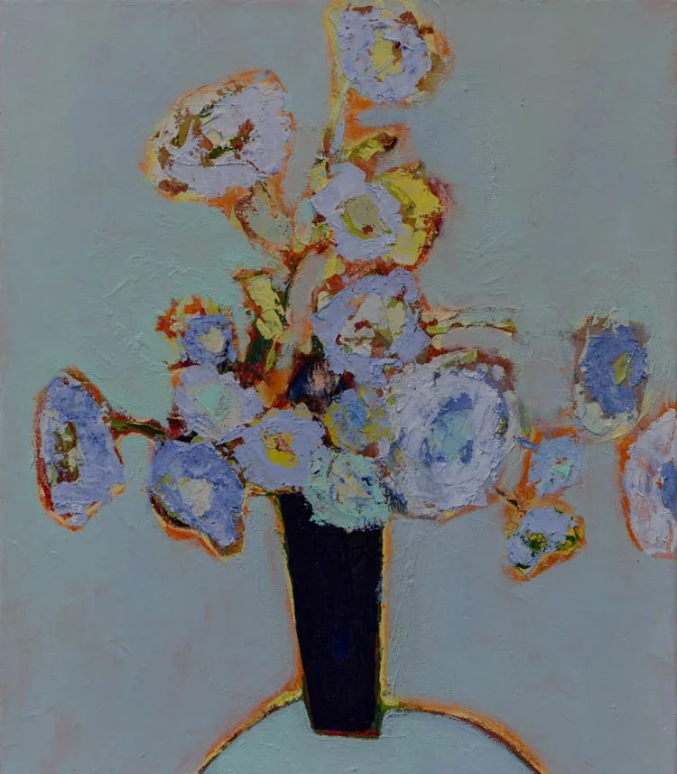 Soft Blue Floral 