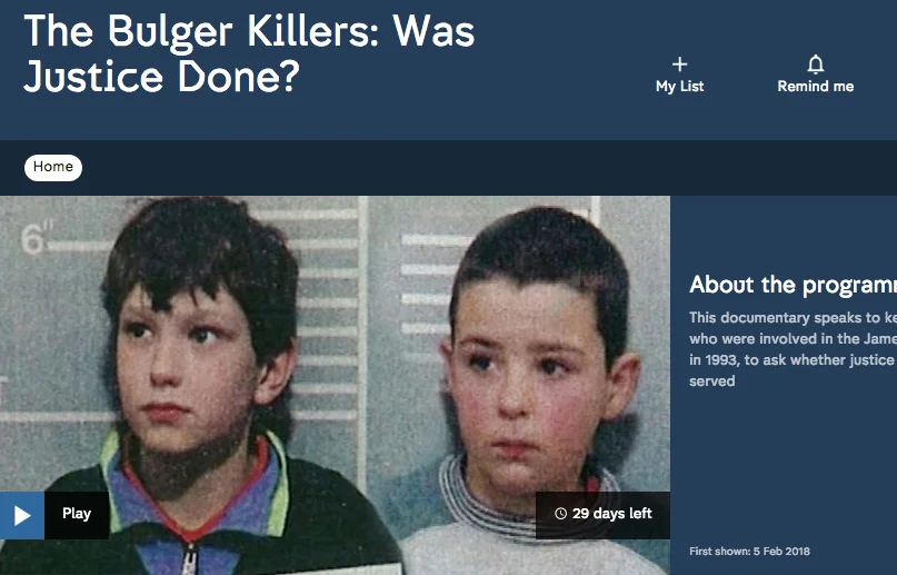 Sally Brindle gets top ratings for C4 Bulger doc