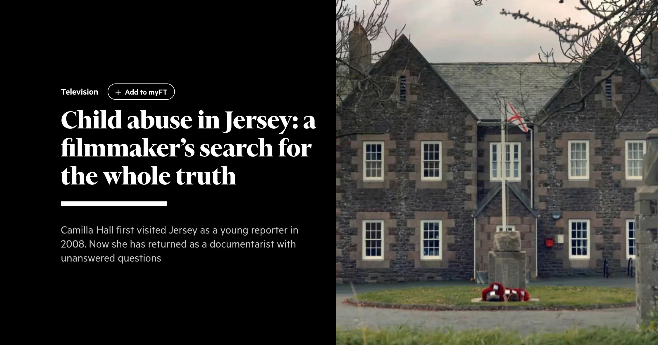 Camilla Hall on moral bankruptcy in a tax haven
