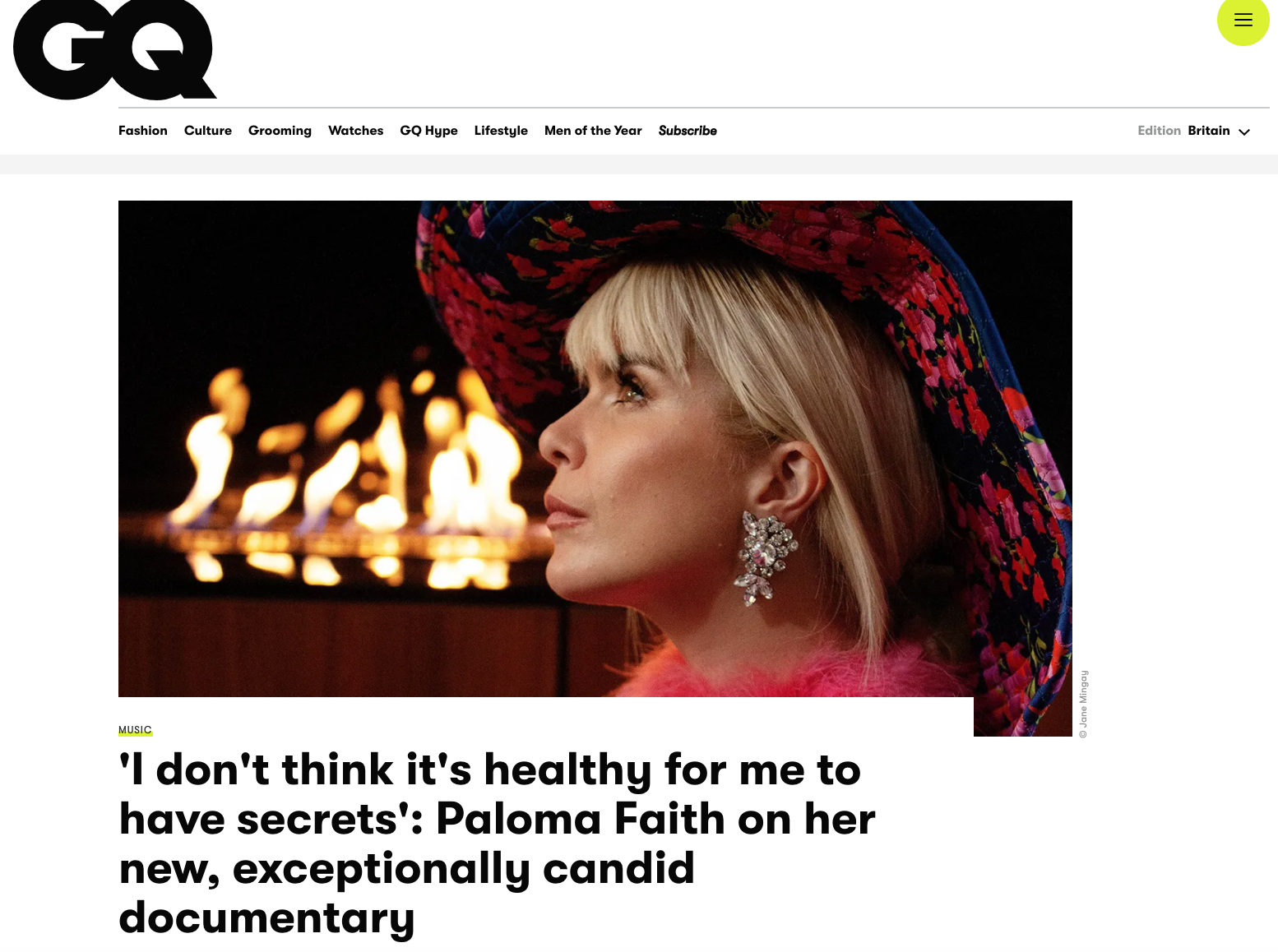Paloma Faith: As I Am by Jane Mingay on BBC2 tonight