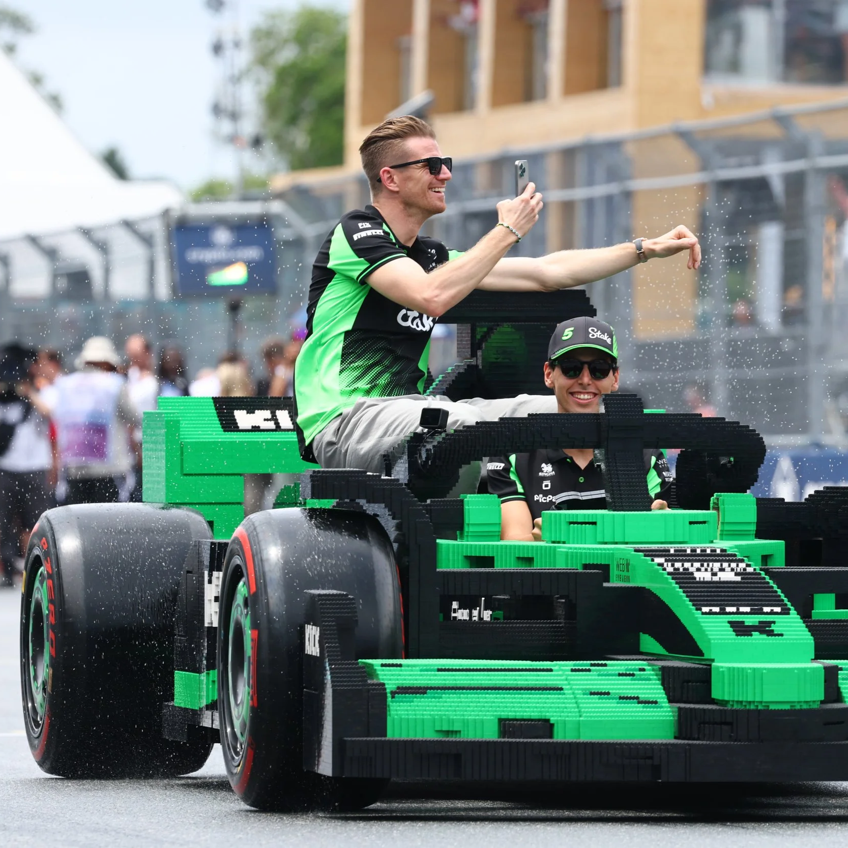 Inside story of the spectacular LEGO F1 Drivers’ Parade project airs this weekend 