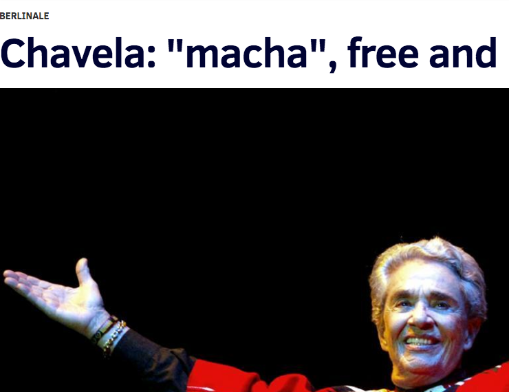 "In a society as misogynistic as that, a lesbian had no place . But Chavela managed to be the most "macho" among the males, she defined herself..." 