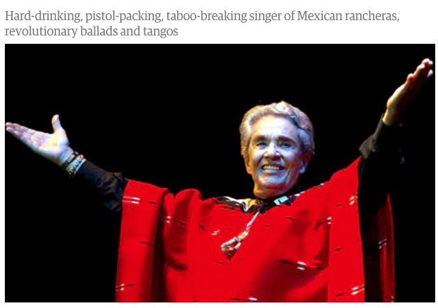 "Unmissable...probably Donald Trump's ultimate nightmare- a Mexican lesbian diva who can wring your very soul."