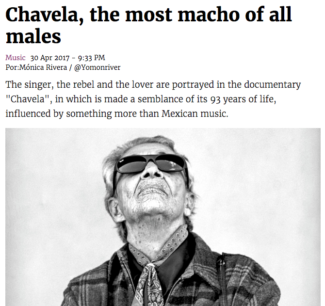 "Chavela, la más macha de todos los machos"