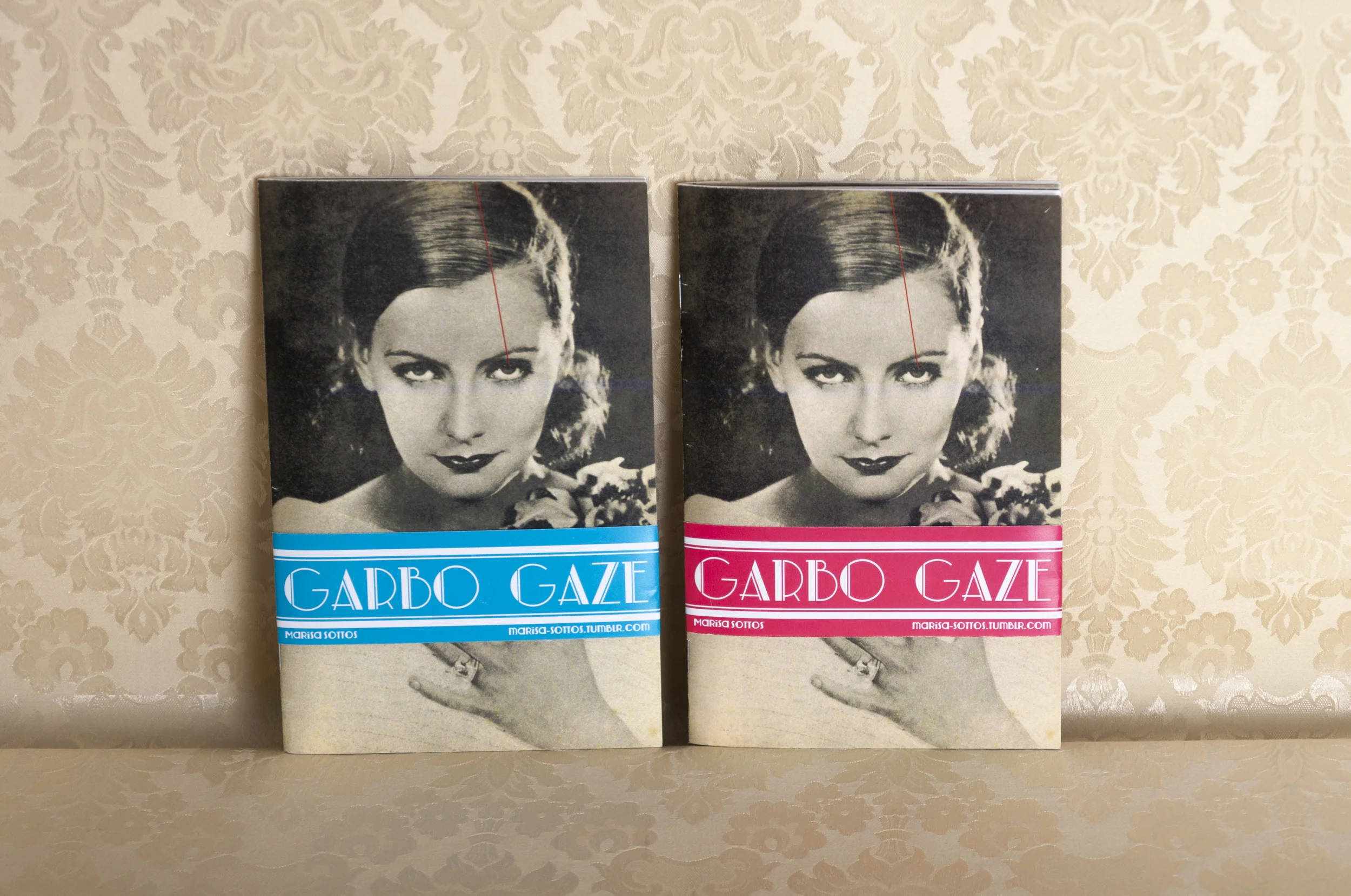 Garbo Gaze is a zine with imagery appropriated from old fan books that I've intervened with. 2014 To view a copy check out the ICP Library First editions available for purchase. 1/25