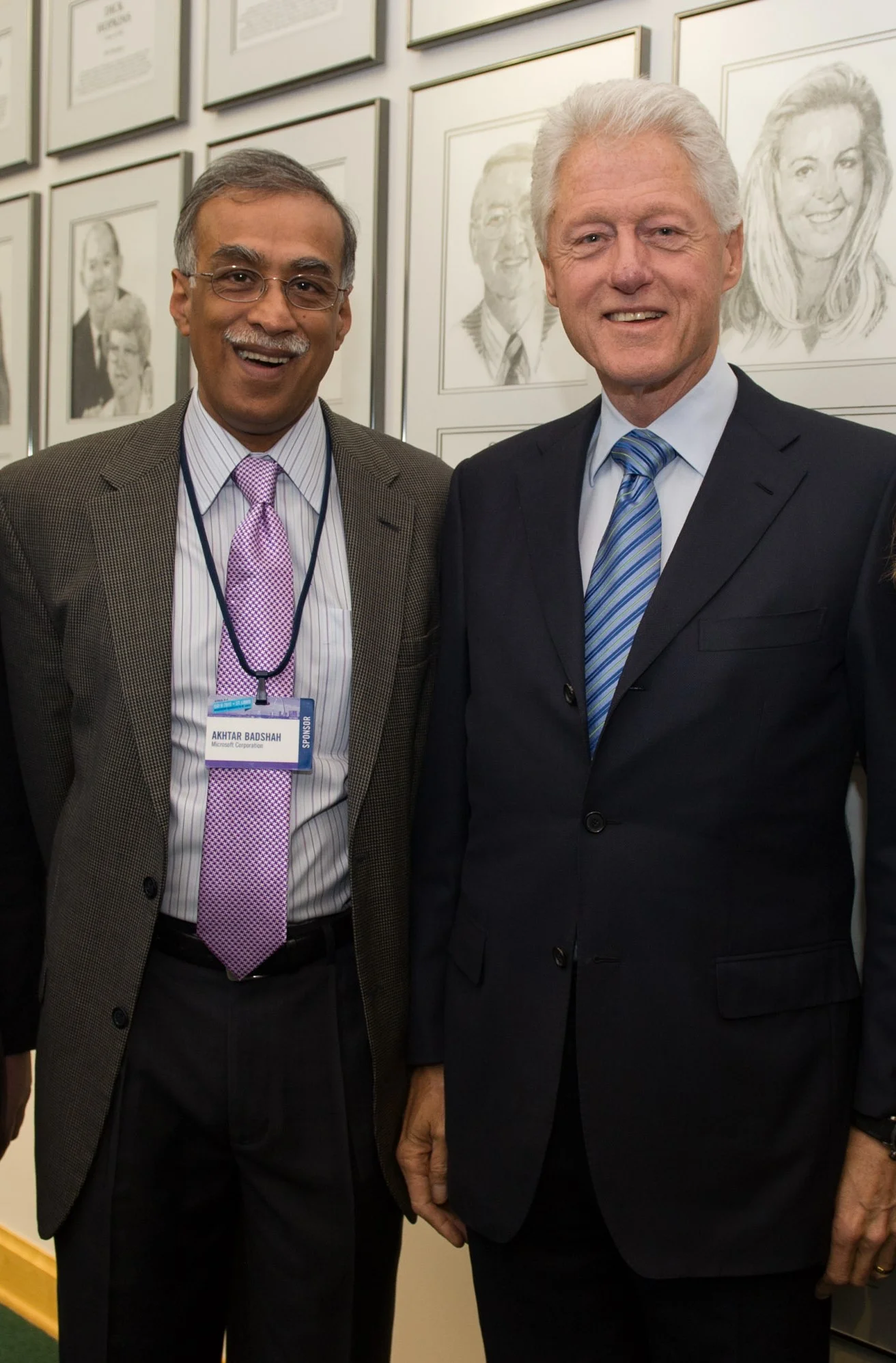 With President Bill Clinton at CGI U