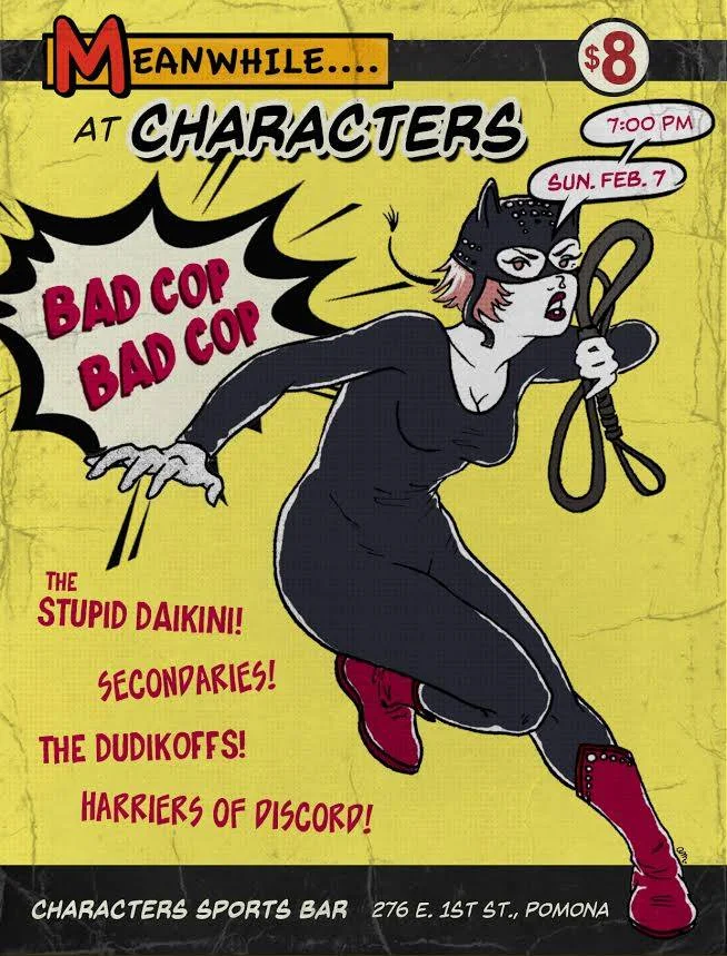 Excellent cat babe flyer by Drea Mora