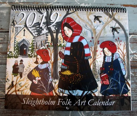The beautiful Folk Calendar I talk about in this episode - see link below to purchase!
