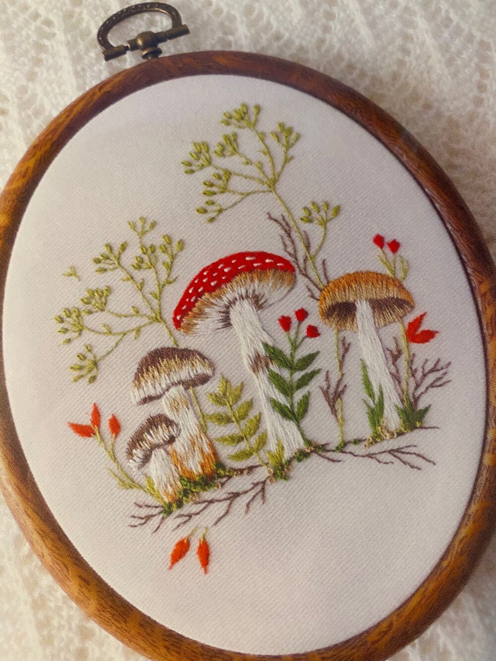 Forest Mushrooms, by Tamar Nahir-Yanai - Embroidery Kit — Treehouse Fiber  Arts