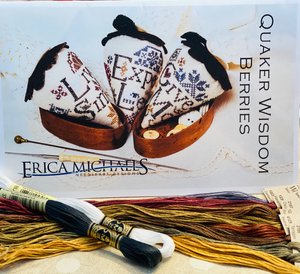 Kit - Quaker Wisdom Berries (Pattern and Kit), by Erica Michaels