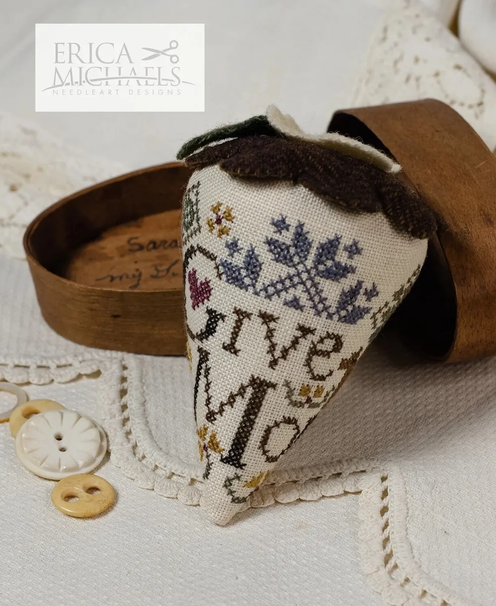 Kit - Quaker Wisdom Berries (Pattern and Kit), by Erica Michaels