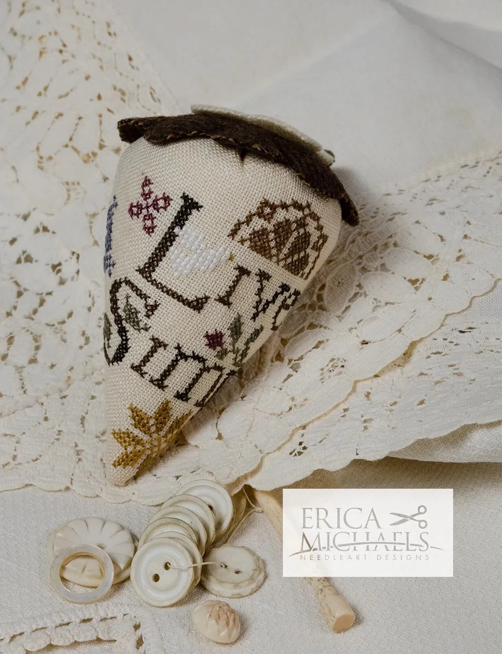 Kit - Quaker Wisdom Berries (Pattern and Kit), by Erica Michaels