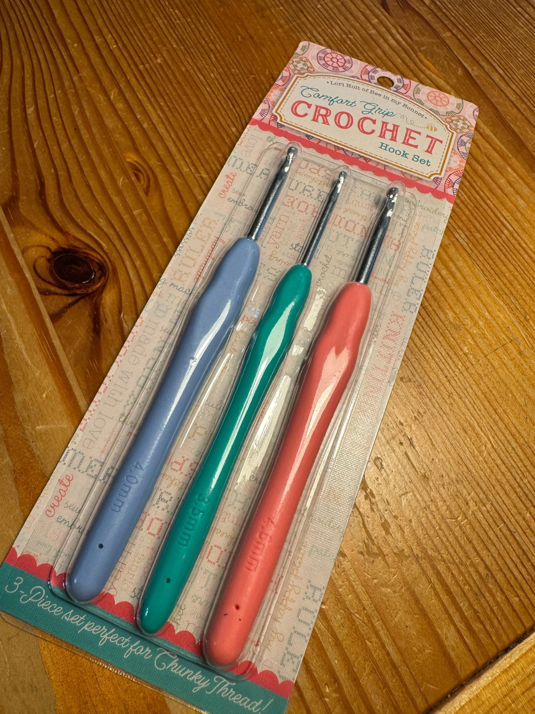 100% Cute Crochet Hooks (3), by Lori Holt